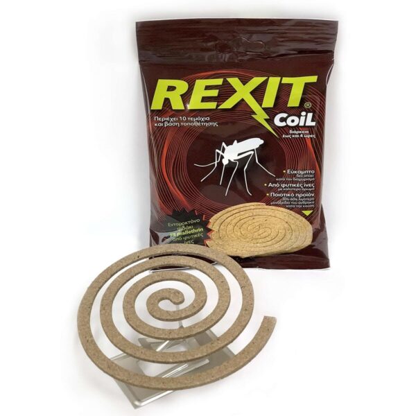 Rexit Coil αντικουνουπικό οικολογικό φιδάκι 10 τεμ.